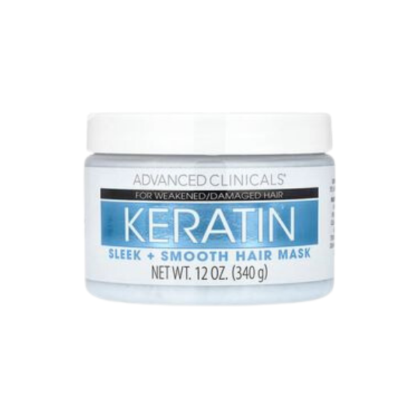 Advanced Clinicals Keratin Sleek + Smooth Hair Mask